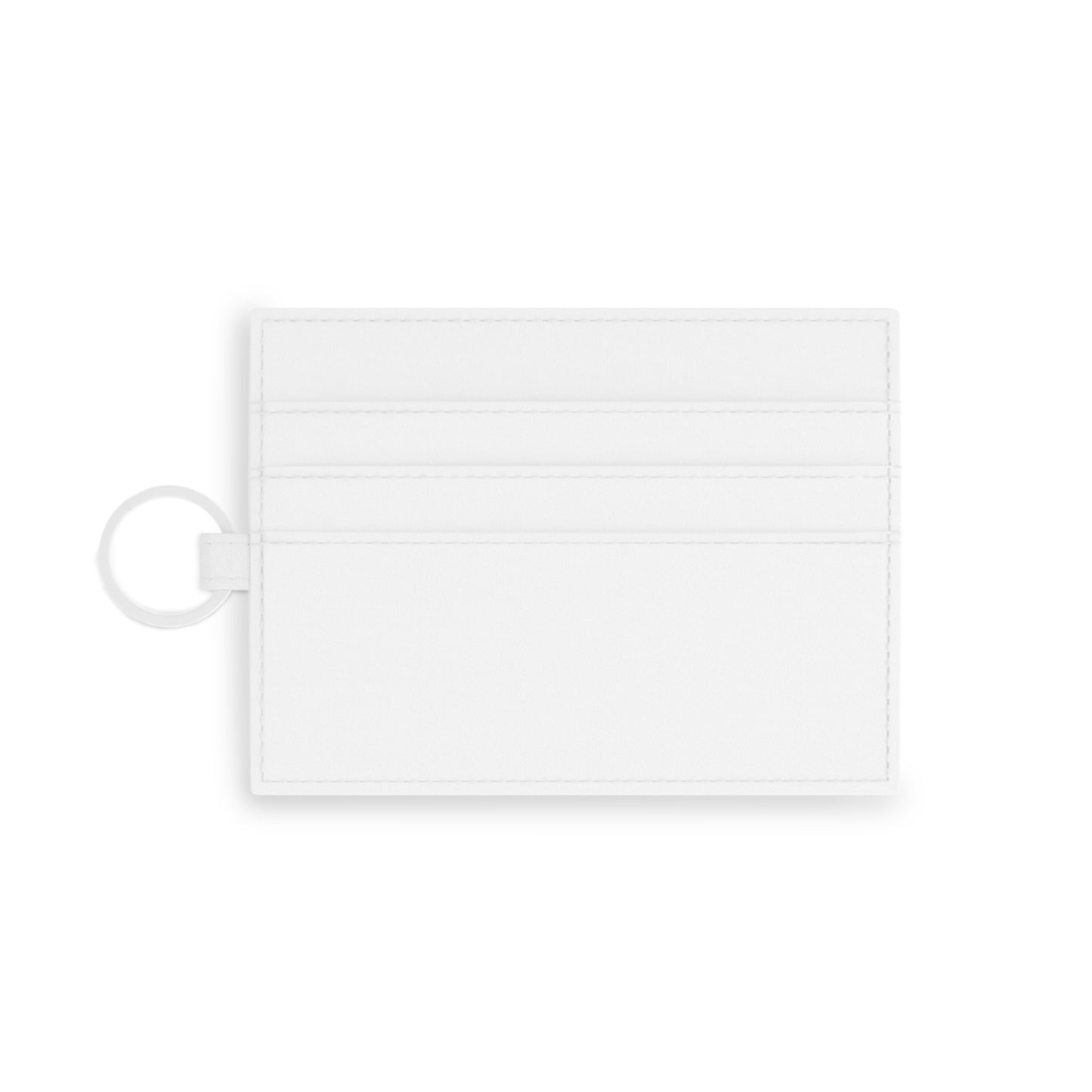 Wonderfully Made Saffiano Leather Card Holder - Pastel Stripe